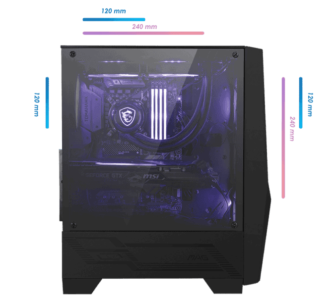 MSI MAG FORGE 100M Kasa a4