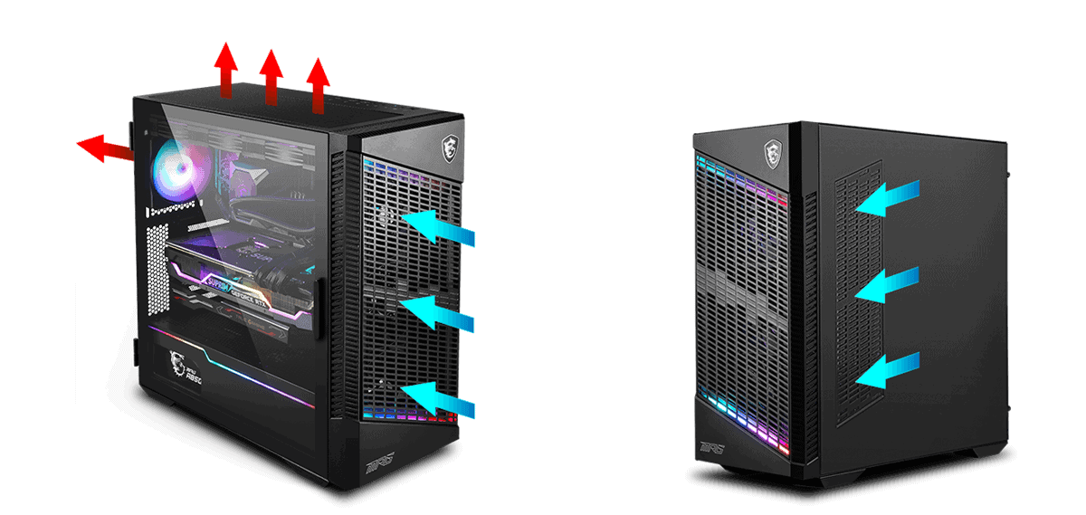 MSI Mpg Velox 100P Airflow Behuizing a4