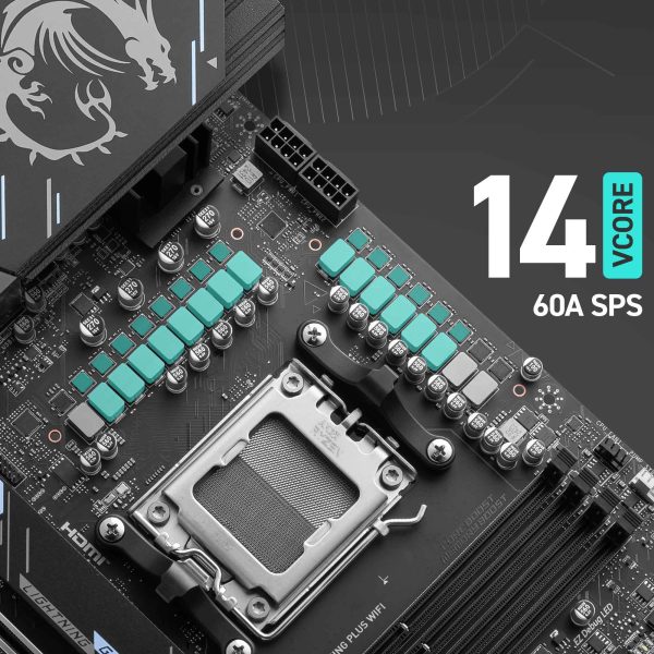 MSI X870 GAMING PLUS WIFI Moederbord h3