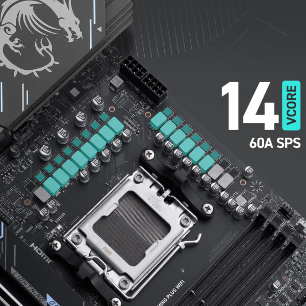 MSI X870E GAMING PLUS WIFI ATX Moederbord h3