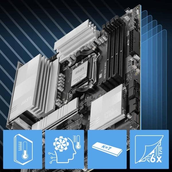 MSI PRO B850-P WIFI Moederbord h4