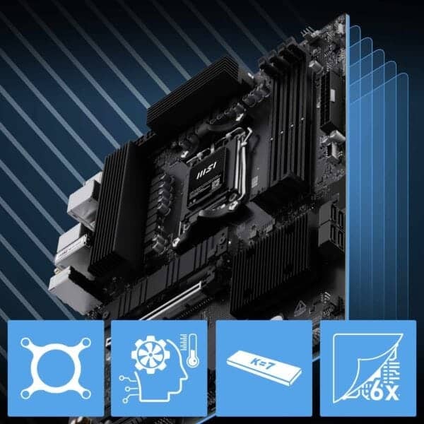 MSI PRO B850-S WIFI6E Moederbord H4