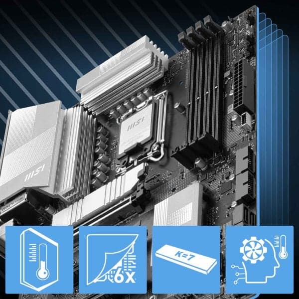 MSI PRO B860-P WIFI Moederbord h4