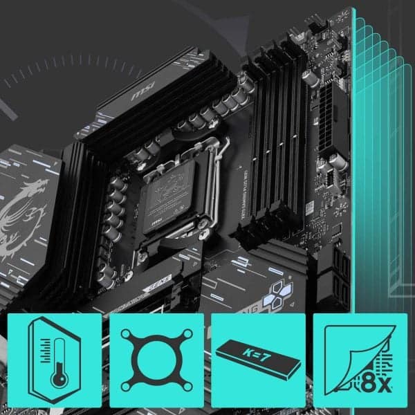 MSI X870 GAMING PLUS WIFI Moederbord h4