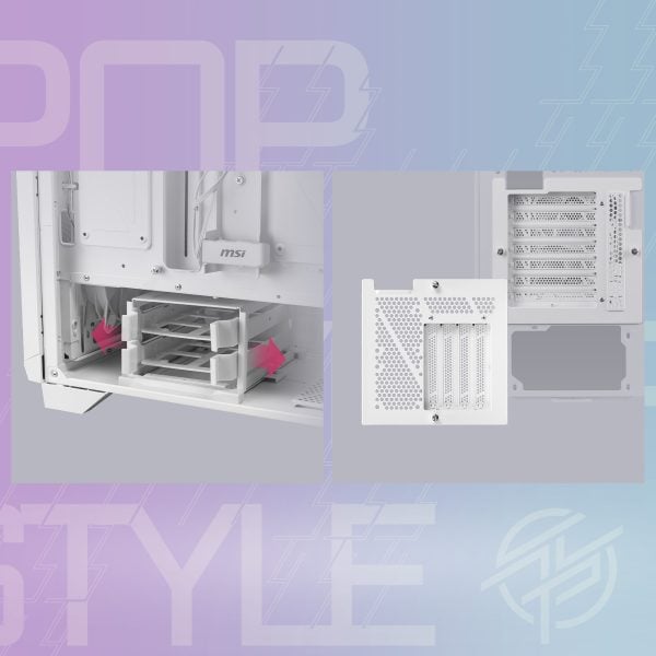 MSI GUNGNIR 300R ARGB Airflow Wit Behuizing a5