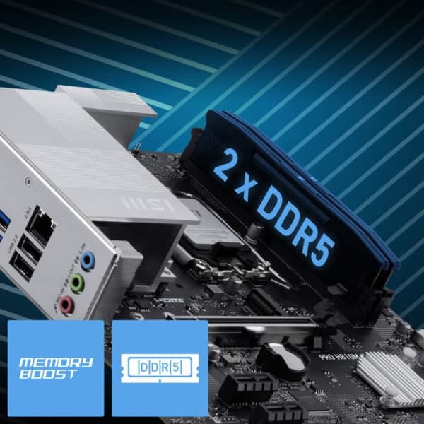 MSI PRO H810M-B 6400MHz (OC) Moederbord H5