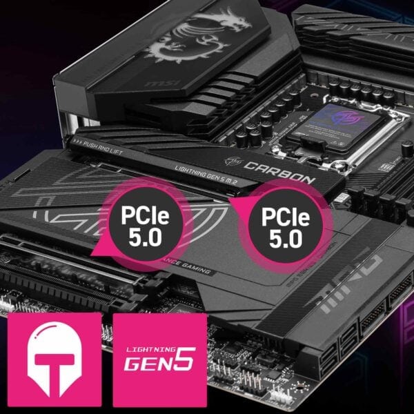 PCIe 5.0 x16 slot versterking