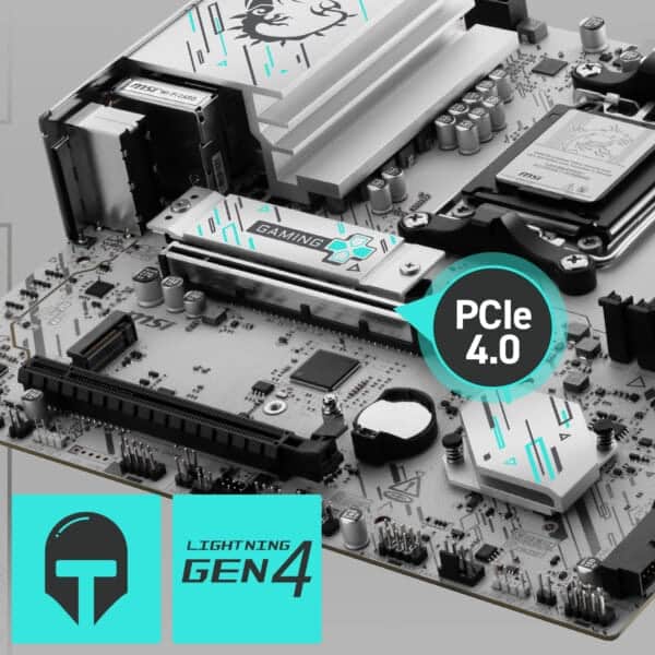 MSI B840M GAMING PLUS WIFI6E 8000MHz (OC) Moederbord H6