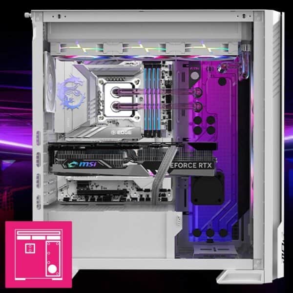 MSI MPG VELOX 300R AIRFLOW PZ WHITE Gaming Behuizing h6