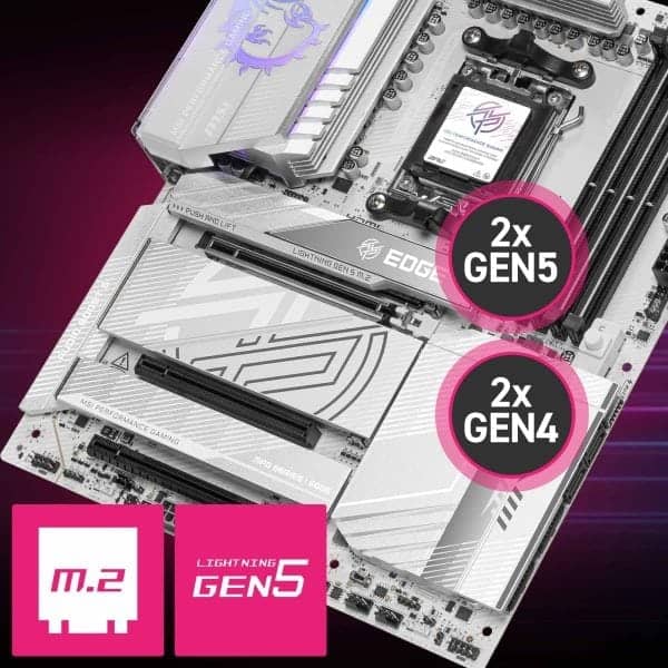 MSI MPG X870E EDGE TI WIFI Moederbord h7