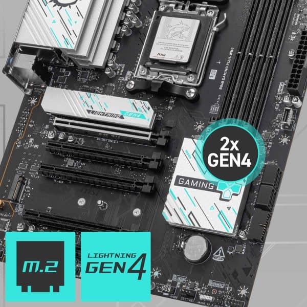 MSI B840 GAMING PLUS WIFI Moederbord h7