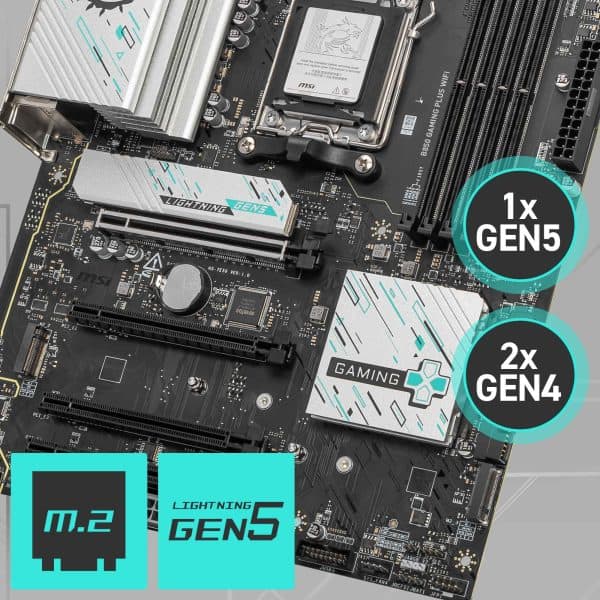 MSI B850 GAMING PLUS WIFI Moederbord h7