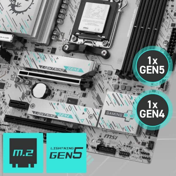 MSI B850M GAMING PLUS WIFI Moederbord H7