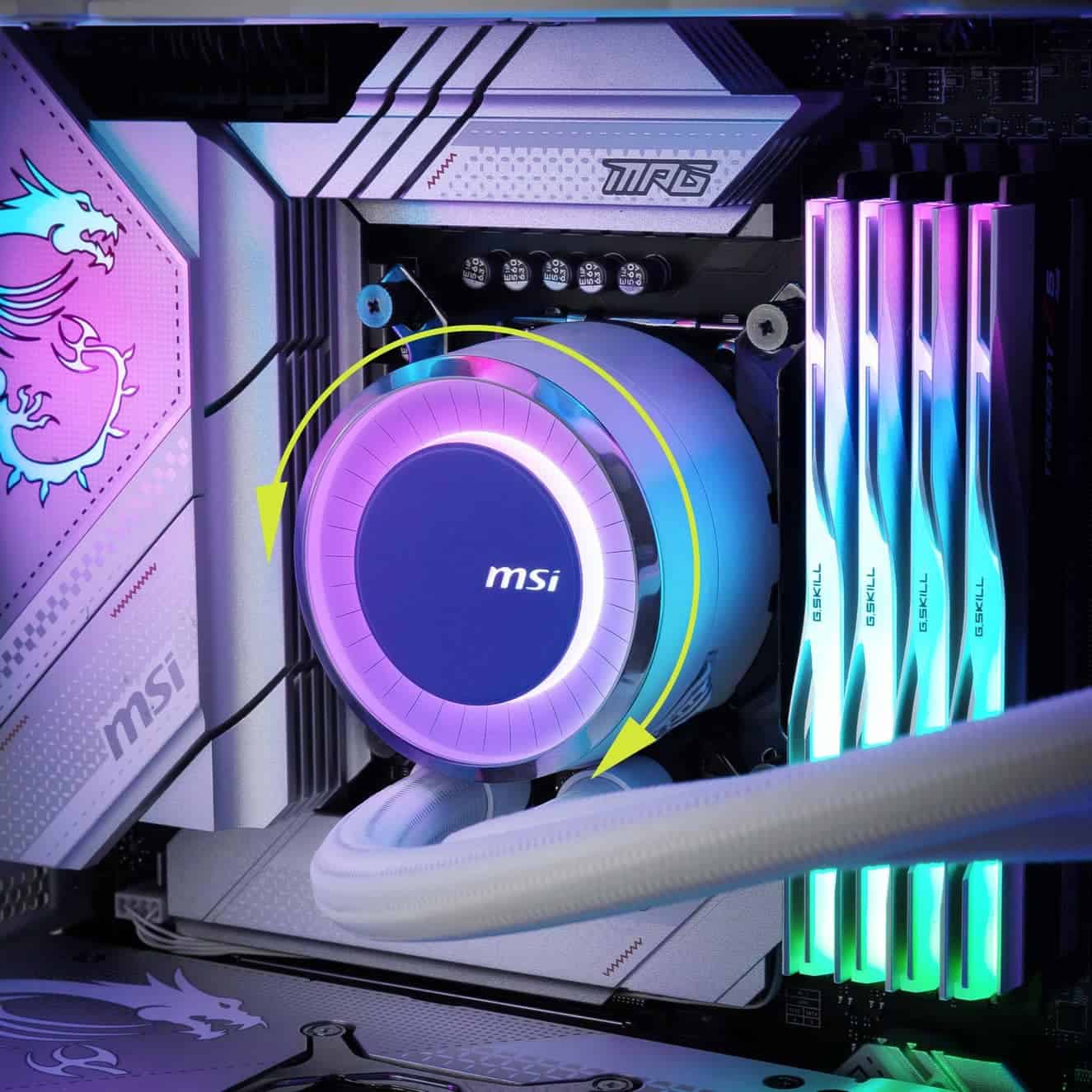 MSI MAG CoreLiquid E360 White Waterkoeler a7