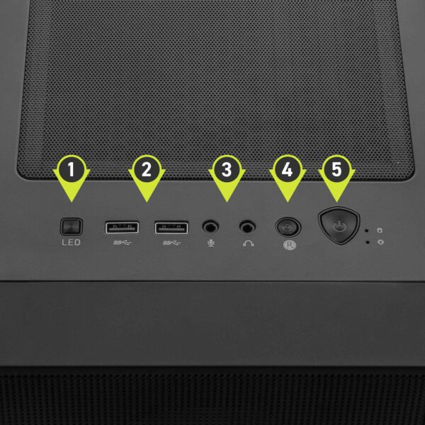 MSI MAG FORGE 121A B75 PCIE5 MAG A750BN 750W Mid Tower ATX Gaming Behuizing h7