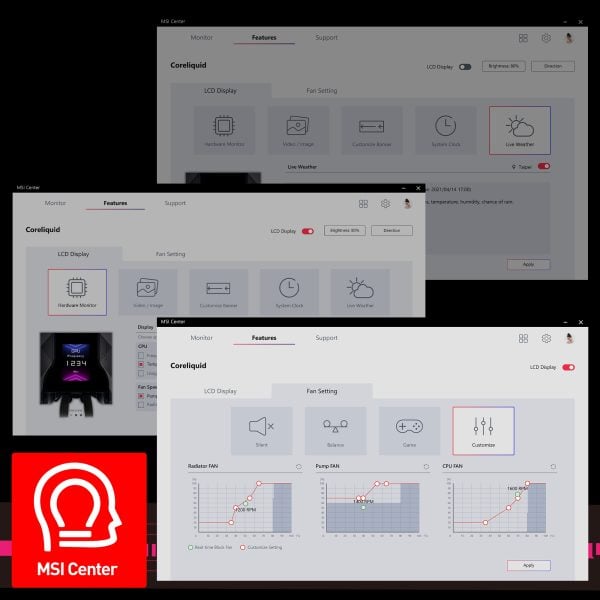 MSI MPG CORELIQUID D240 ARGB Waterkoeler a7