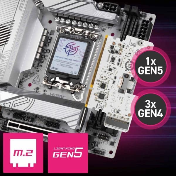 M.2-slots en Shield Frozr