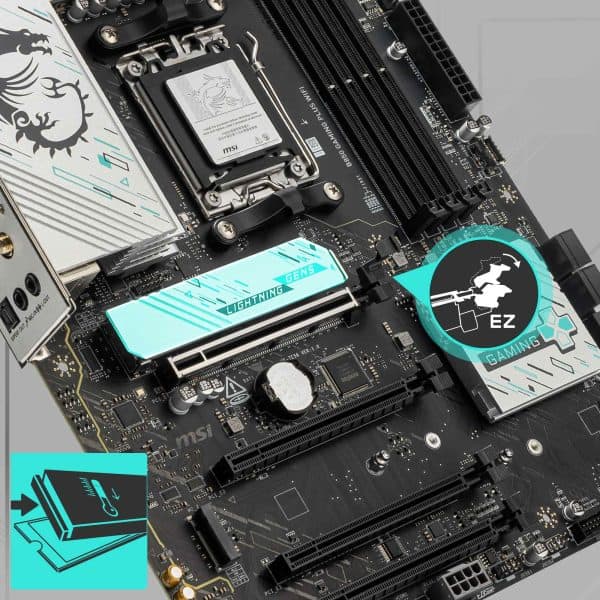 MSI B850 GAMING PLUS WIFI Moederbord h8