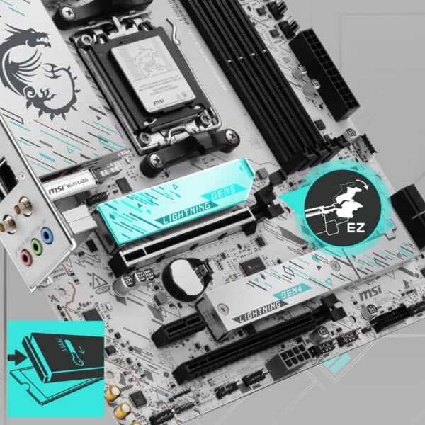 MSI B850M GAMING PLUS WIFI Moederbord H8