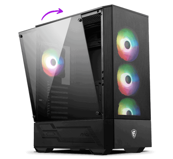 TOOL-LESS TEMPERED GLASS