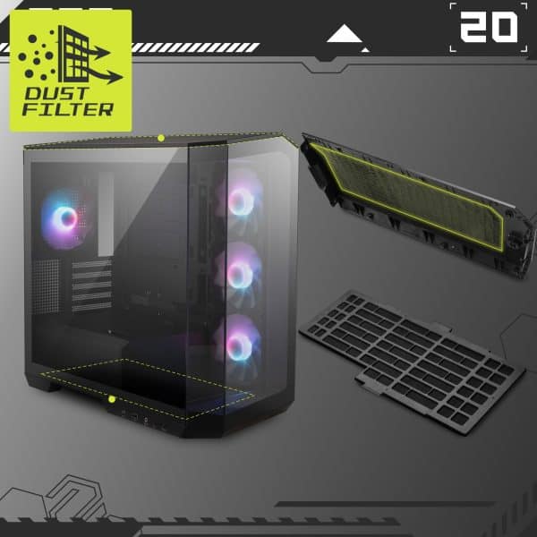 MSI MAG PANO M100R PZ Behuizing h8