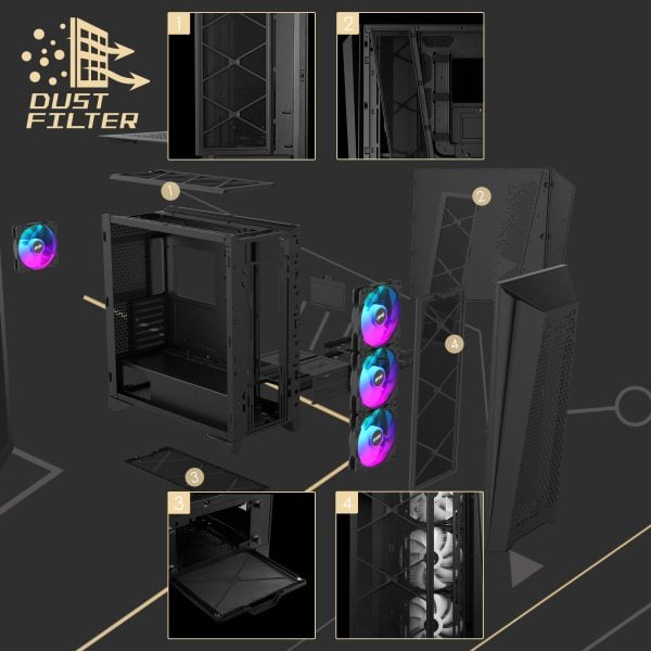 MSI MEG PROSPECT 700R Behuizing a8