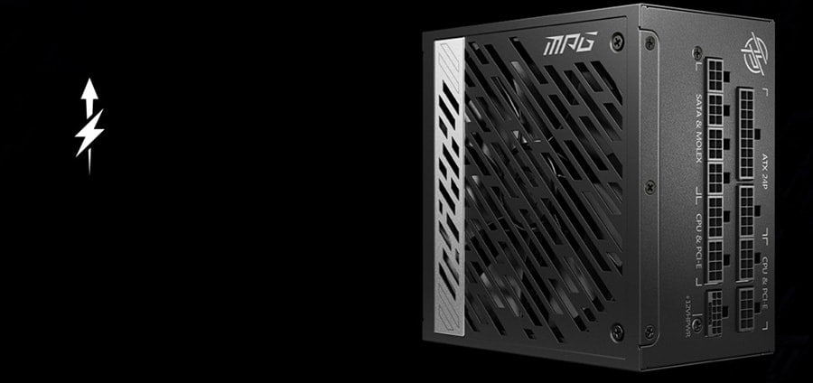 MSI MPG A850G PSU a8