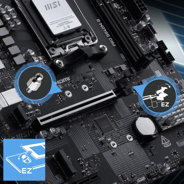 MSI PRO B840M-B Moederbord H8