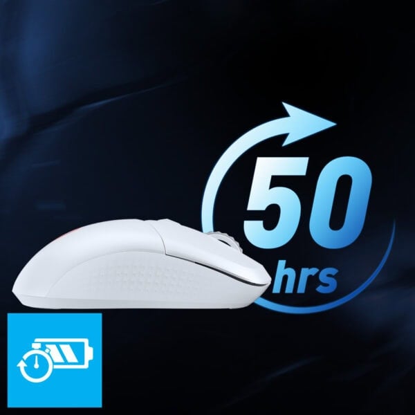 MSI VERSA 300 WIRELESS WHITE Gaming Muis H8