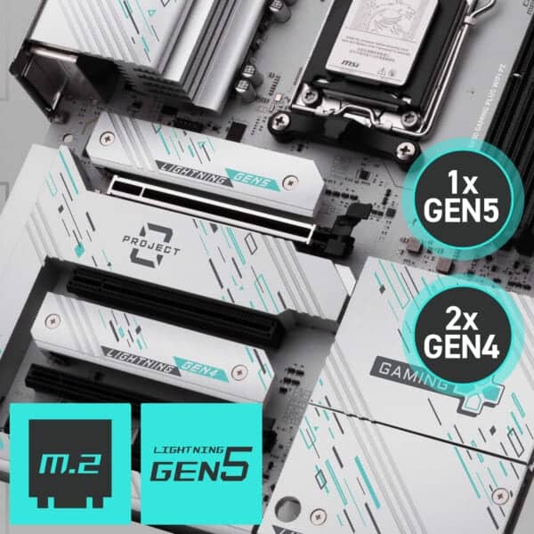 MSI B850 GAMING PLUS WIFI PZ Moederbord H9