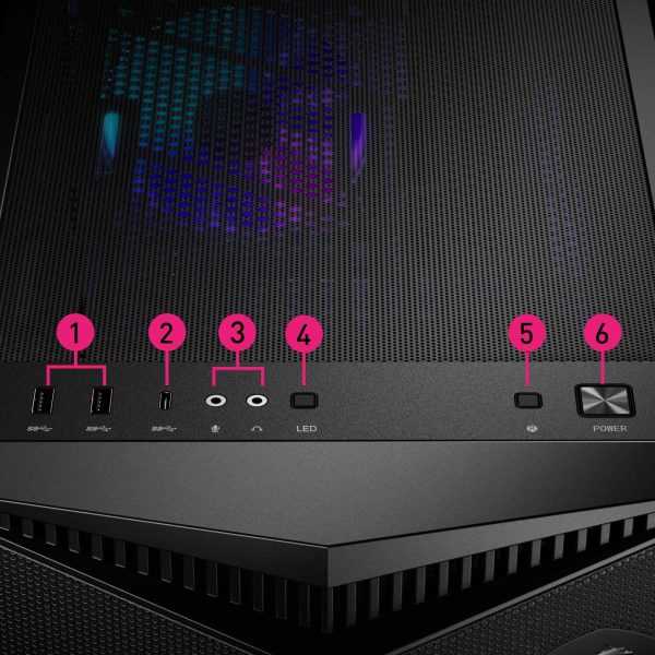 MSI GUNGNIR 300R ARGB Airflow Behuizing a9