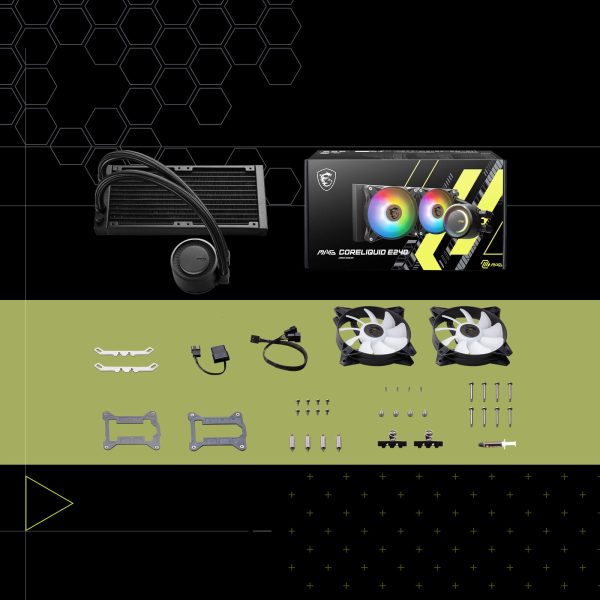 MSI Mag Coreliquid E240 ARGB Waterkoeler a9
