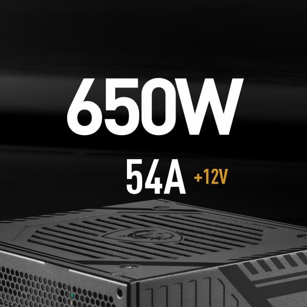 MSI MAG FORGE 120A B65 RGB Gehard Glas USB 3.2 ATX Mid Tower Zwart 650W 80+ Bronze Gaming Behuizing h9