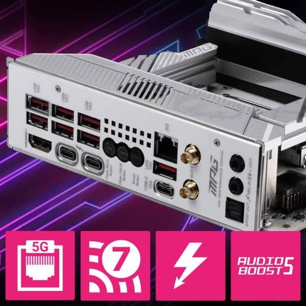 I/O met Thunderbolt 4 en netwerk