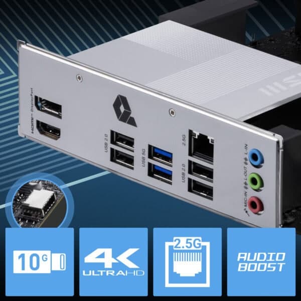 MSI PRO H810M-B 6400MHz (OC) Moederbord H9