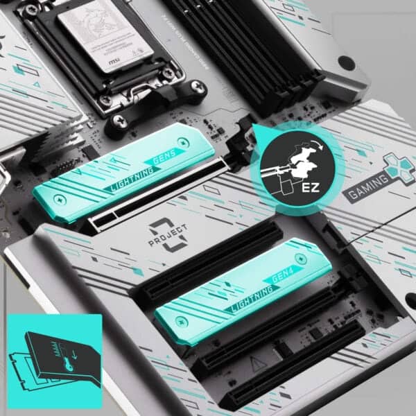 MSI B850 GAMING PLUS WIFI PZ Moederbord H10