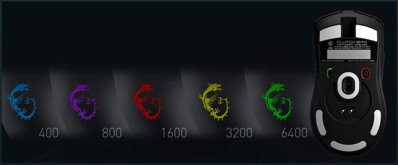 MSI Clutch GM41 Lightweight Wireless Muis a11