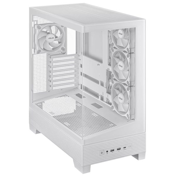Asus A31 Plus Tg Argb Witte Tempered Glass Usb 3.2 Mid Tower Atx Gaming Behuizing 13