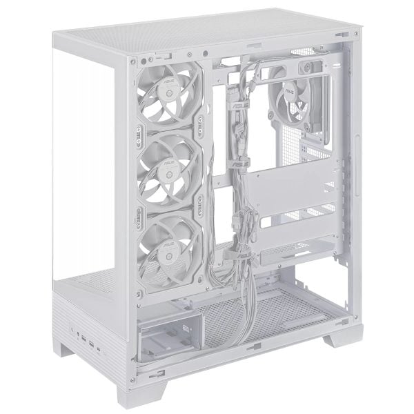 Asus A31 Plus Tg Argb Witte Tempered Glass Usb 3.2 Mid Tower Atx Gaming Behuizing 15