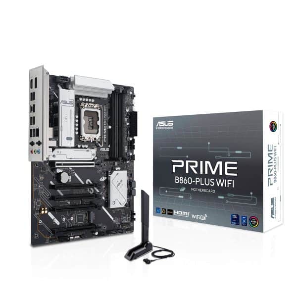 Asus Prime B860 Plus Wifi 8200mhz (oc) Ddr5 Socket Lga1851 M.2 Hdmi Dp Atx Moederbord 1