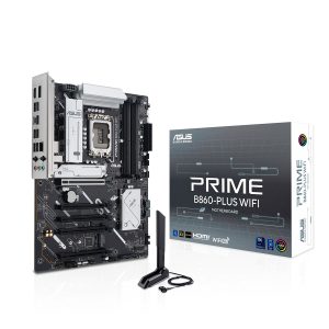 Asus Prime B860 Plus Wifi 8200mhz (oc) Ddr5 Socket Lga1851 M.2 Hdmi Dp Atx Moederbord 1