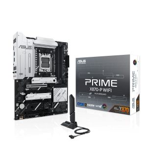 Asus Prime X870 P Wifi 8000mhz (oc) Ddr5 Am5 Socket M.2 Hdmi Atx Moederbord 1