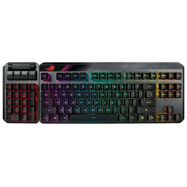 Asus Rog Claymore Ii Modulaire Tkl Rx Red Switch Rgb Draadloos Engels Mechanisch Gaming Toetsenbord 4