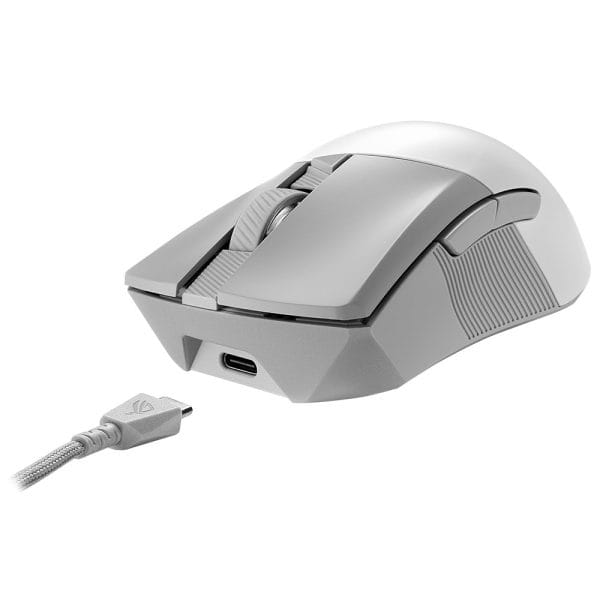 Asus Rog Gladius Iii Aimpoint Draadloze Wit V2 Gaming Muis (90mp02y0 Bmua10) 5