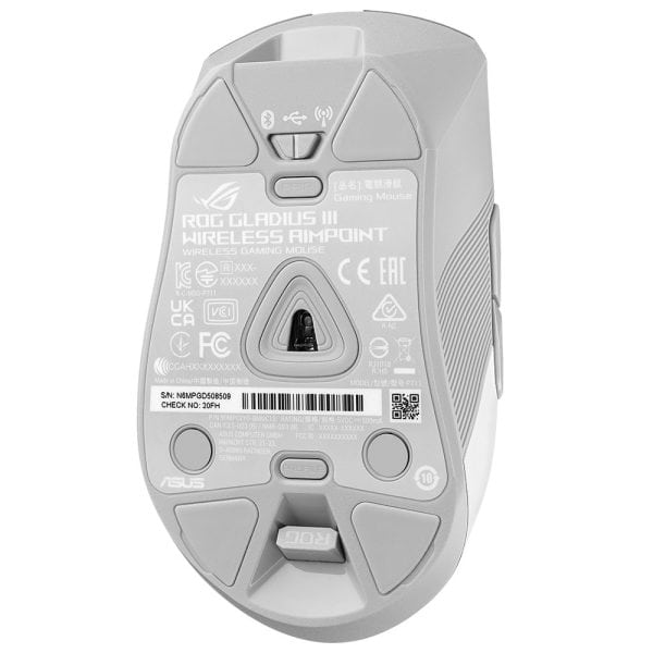 Asus Rog Gladius Iii Aimpoint Draadloze Wit V2 Gaming Muis (90mp02y0 Bmua10) 6