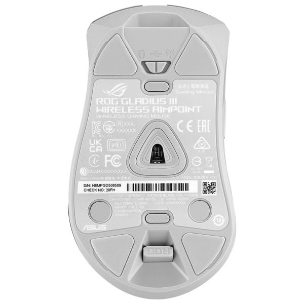 Asus Rog Gladius Iii Aimpoint Draadloze Wit V2 Gaming Muis (90mp02y0 Bmua10) 7