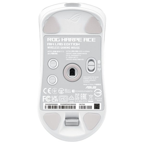 Asus Rog Harpe Ace Aim Lab Edition Draadloze Wit Gaming Muis (90mp02w0 Bmua10) 8