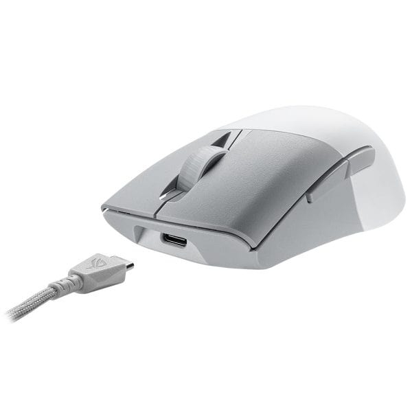 Asus Rog Keris Aimpoint Draadloze Wit Gaming Muis (90mp02v0 Bmua10) 5