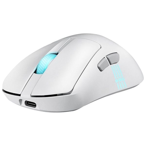 Asus Rog Keris Ii Origin Wit 8k Hz Aimpoint Pro Sensor Rgb Draadloze Gaming Muis 7