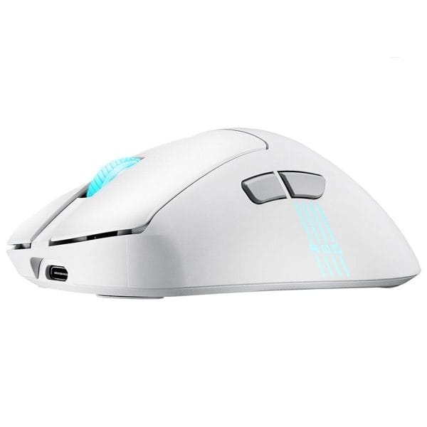 Asus Rog Keris Ii Origin Wit 8k Hz Aimpoint Pro Sensor Rgb Draadloze Gaming Muis 8